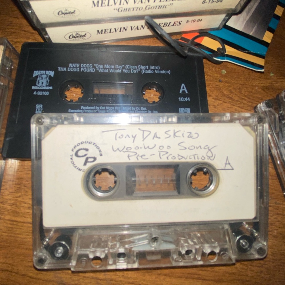 TonY Da Skizo Woo Woo Song Cassette Demo Tape Used